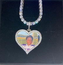 Load image into Gallery viewer, Heart Photo Necklace
