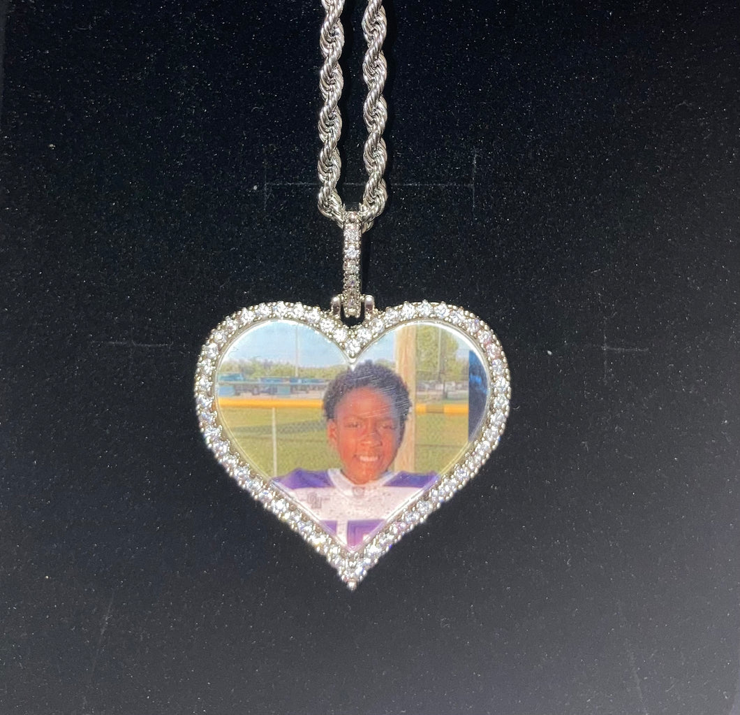 Heart Photo Necklace