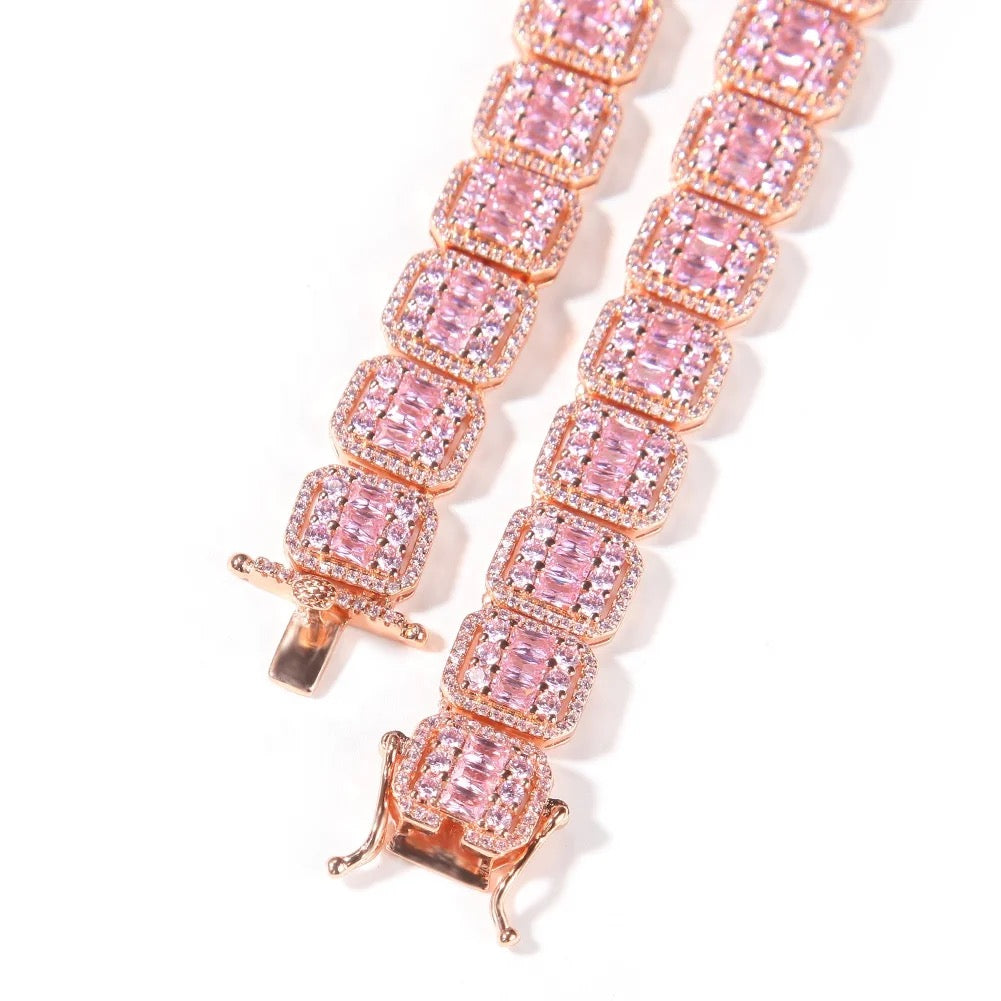 Rose Baguette Bracelet