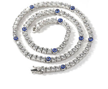 Load image into Gallery viewer, Eye tennis necklace
