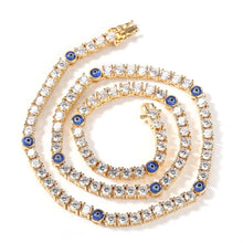Load image into Gallery viewer, Eye tennis necklace
